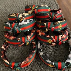 Stylish Red and Green Headbands